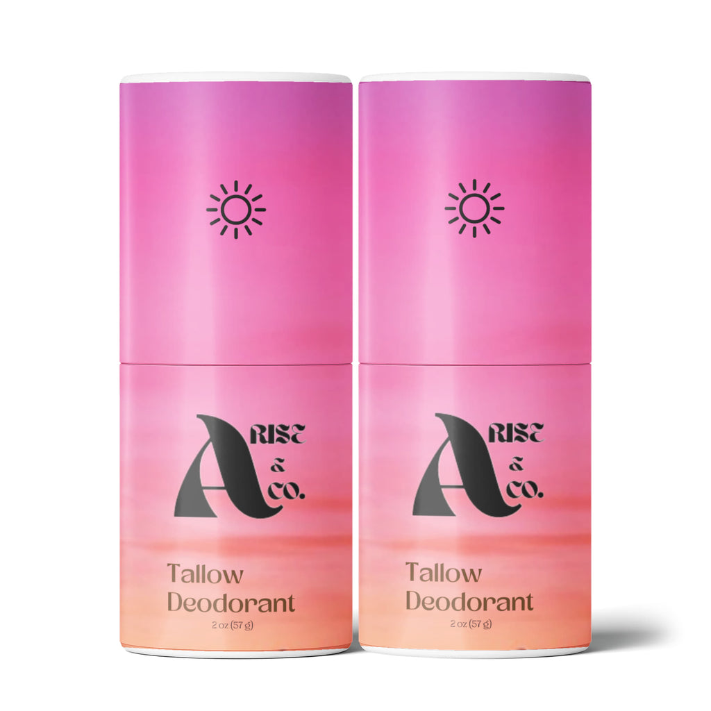 2 Pack Natural Tallow Deodorant Stick