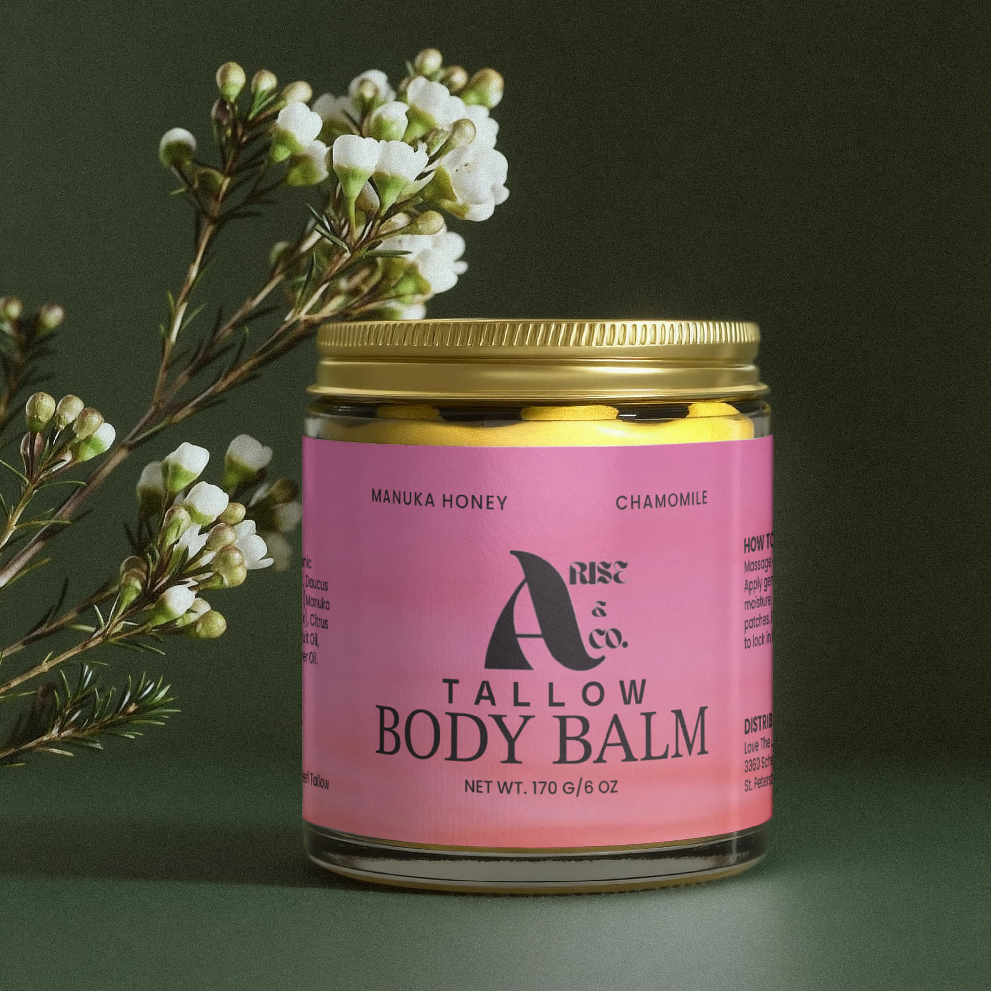 Manuka Honey Chamomile Tallow Body Balm