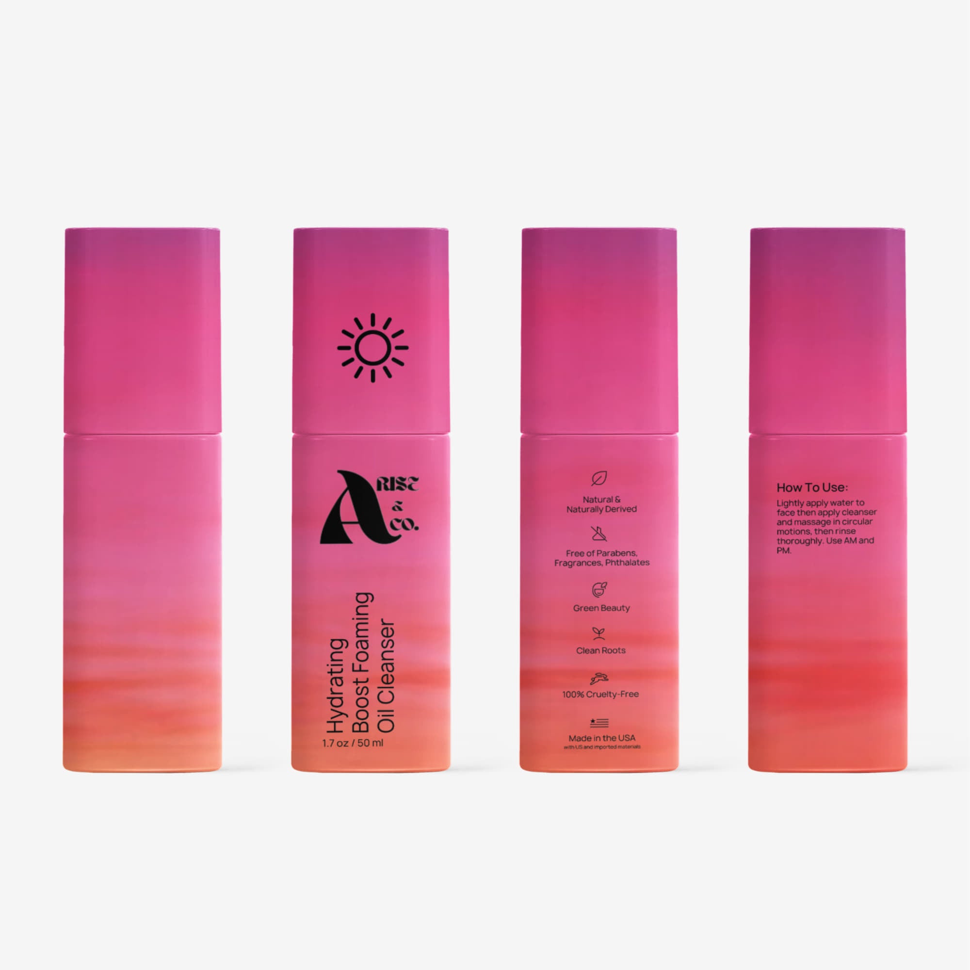 Hydrating Boost Foaming Oil Cleaners